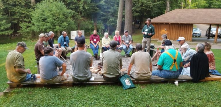 Fireside discussion during the Coverts workshop