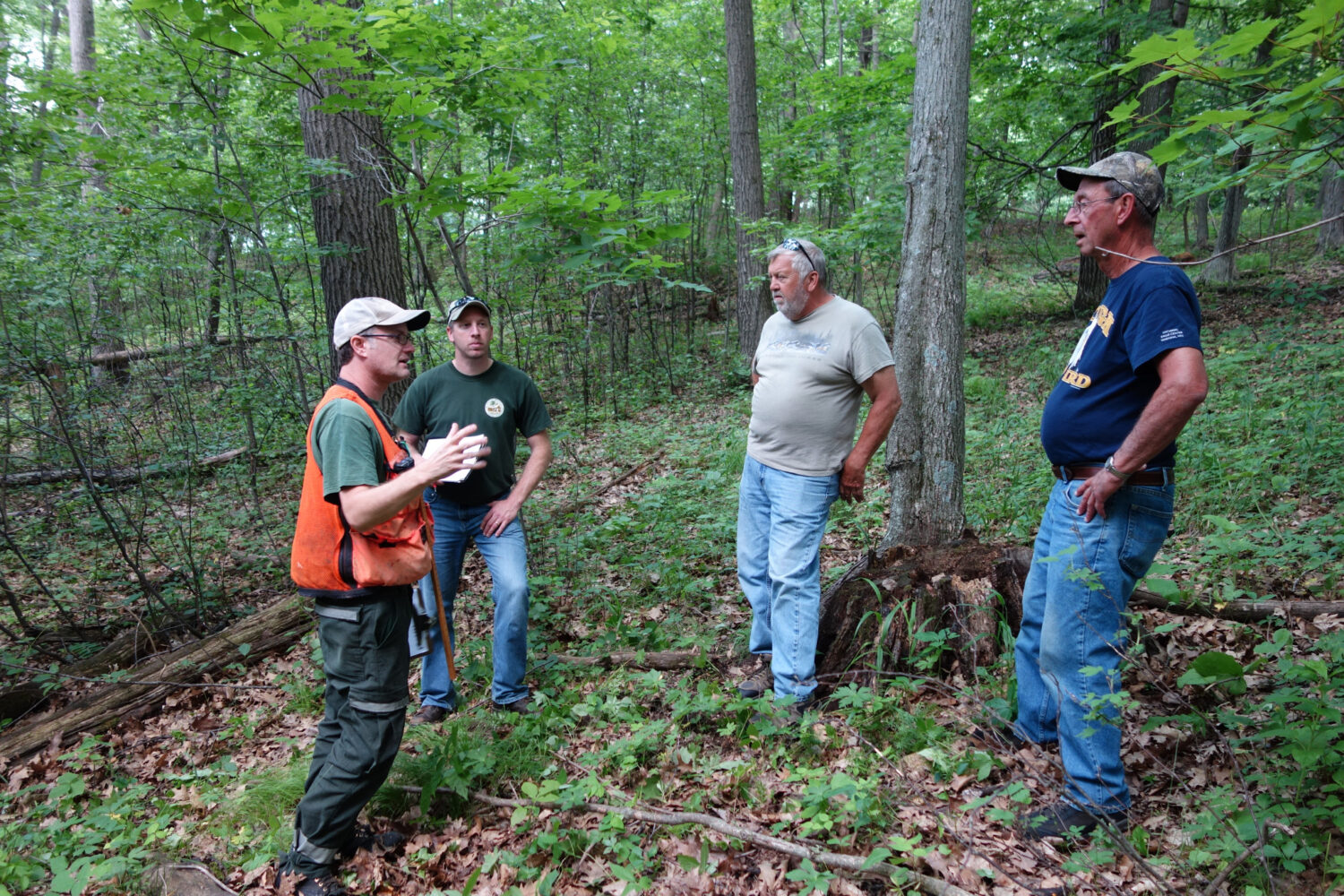 Forester walk on property